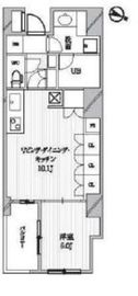 コスモリード市ヶ谷払方町 206 間取り図