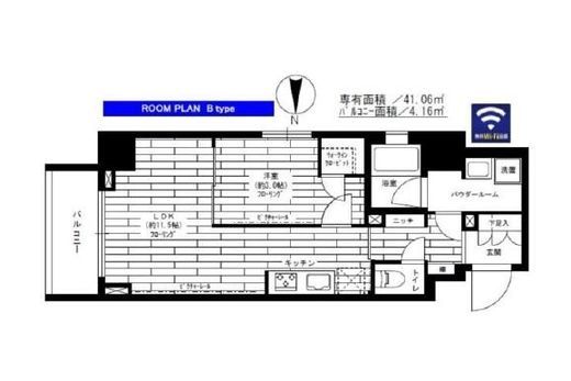 ステージグランデ元浅草 6階 間取り図