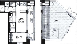 クラッシーコート北大塚 1階 間取り図