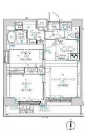 アルテシモヴィコロ 8階 間取り図