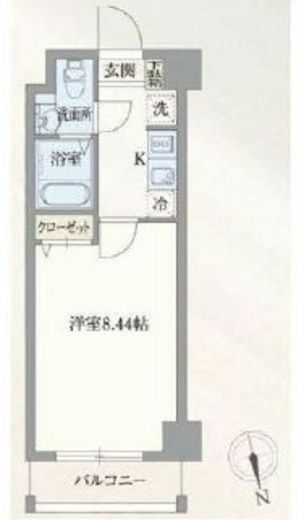 グランパセオ高円寺南 304 間取り図