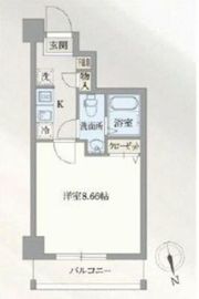 グランパセオ高円寺南 103 間取り図
