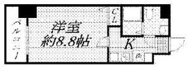 グランパセオ高円寺南 402 間取り図