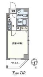 グランパセオ高円寺南 501 間取り図