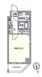 グランパセオ高円寺南 701 間取り図