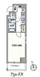 グランパセオ高円寺南 206 間取り図