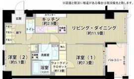 ガーデニエール砧レジデンス 818 間取り図