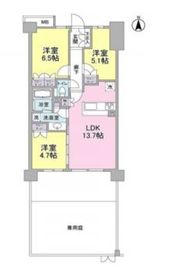 アンビエンテ経堂 104 間取り図