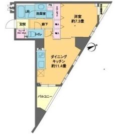 カスタリア池袋 1003 間取り図
