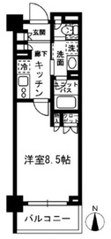 レジディア中落合 C405 間取り図