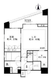 プライア渋谷 10階 間取り図