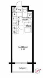 ラクラス四谷 302 間取り図