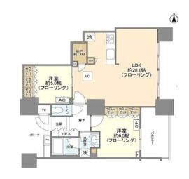 ドゥ・トゥール 40階 間取り図