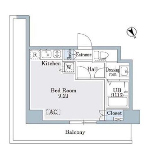 SHOWN HATSUDAI 303 間取り図