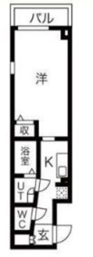 ラ・ファヴォール 501 間取り図