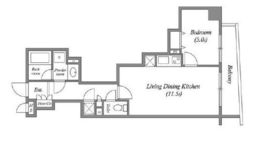 CAVANA八丁堀 (カバナ八丁堀) 304 間取り図