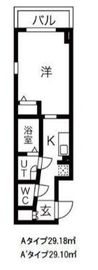 ラ・ファヴォール 101 間取り図