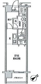 クリオ五反田 1004 間取り図