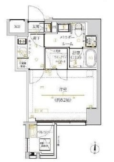 アルテシモノルガ 704 間取り図