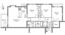 レジディア目白御留山 206 間取り図