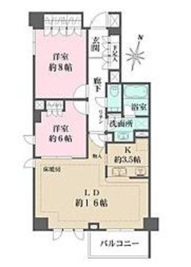 スタイルハウス西麻布 3階 間取り図