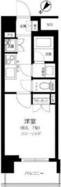 レフィール銀座フロント 3階 間取り図