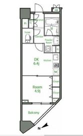 カスタリア池袋 306 間取り図