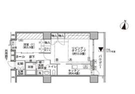 東雲キャナルコートCODAN 18-316 間取り図