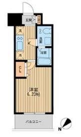 エコロジー潮見レジデンス 810 間取り図