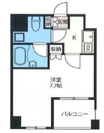 エスティメゾン浅草駒形 904 間取り図