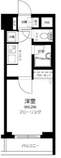 パレステュディオ渋谷ウエスト 10階 間取り図