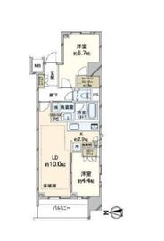 ザ・パークハウスアーバンス渋谷 2階 間取り図