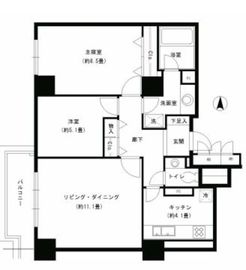 広尾ガーデンヒルズ 7階 間取り図