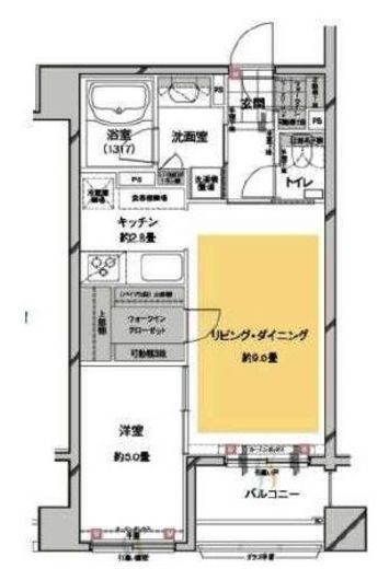 アスコットパーク日本橋コモド 4階 間取り図