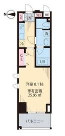 プレシャス音羽 406 間取り図