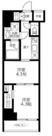 ティモーネプレミアム三ノ輪ステーション 11階 間取り図