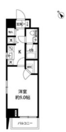 ルクレ日本橋馬喰町 602 間取り図