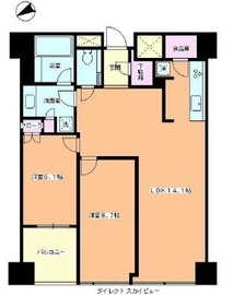 ラ・トゥール新宿 1307 間取り図