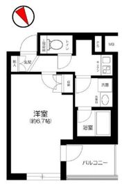 グラーサ銀座イースト 11階 間取り図