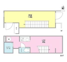 ル・トラン代々木公園 101 間取り図