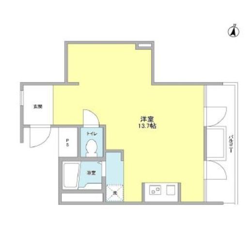 ル・トラン代々木公園 301 間取り図