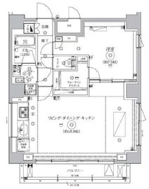 セジョリ虎ノ門 1001 間取り図