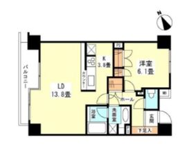 セレビア新宿御苑前 11階 間取り図