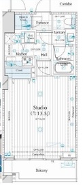 コンシェリア西新宿タワーズウエスト 12階 間取り図