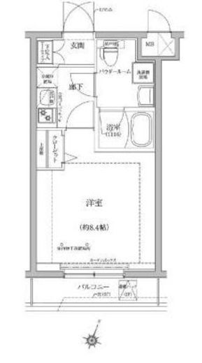 パティーナ蒲田 3階 間取り図