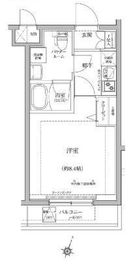 パティーナ蒲田 2階 間取り図