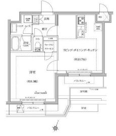 パティーナ蒲田 4階 間取り図