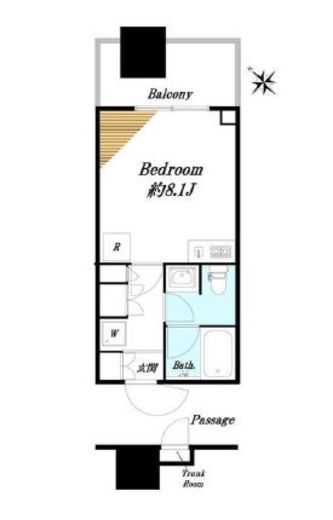 シティタワー大井町 4階 間取り図
