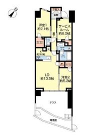 ガーデンヒルズ四ツ谷迎賓の森 1階 間取り図