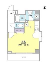 リバーレ秋葉原 204 間取り図